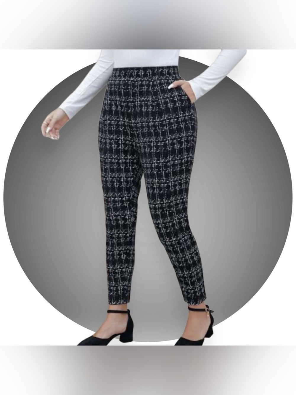 BOGO NWOT SHEIN Plaid Print Pants